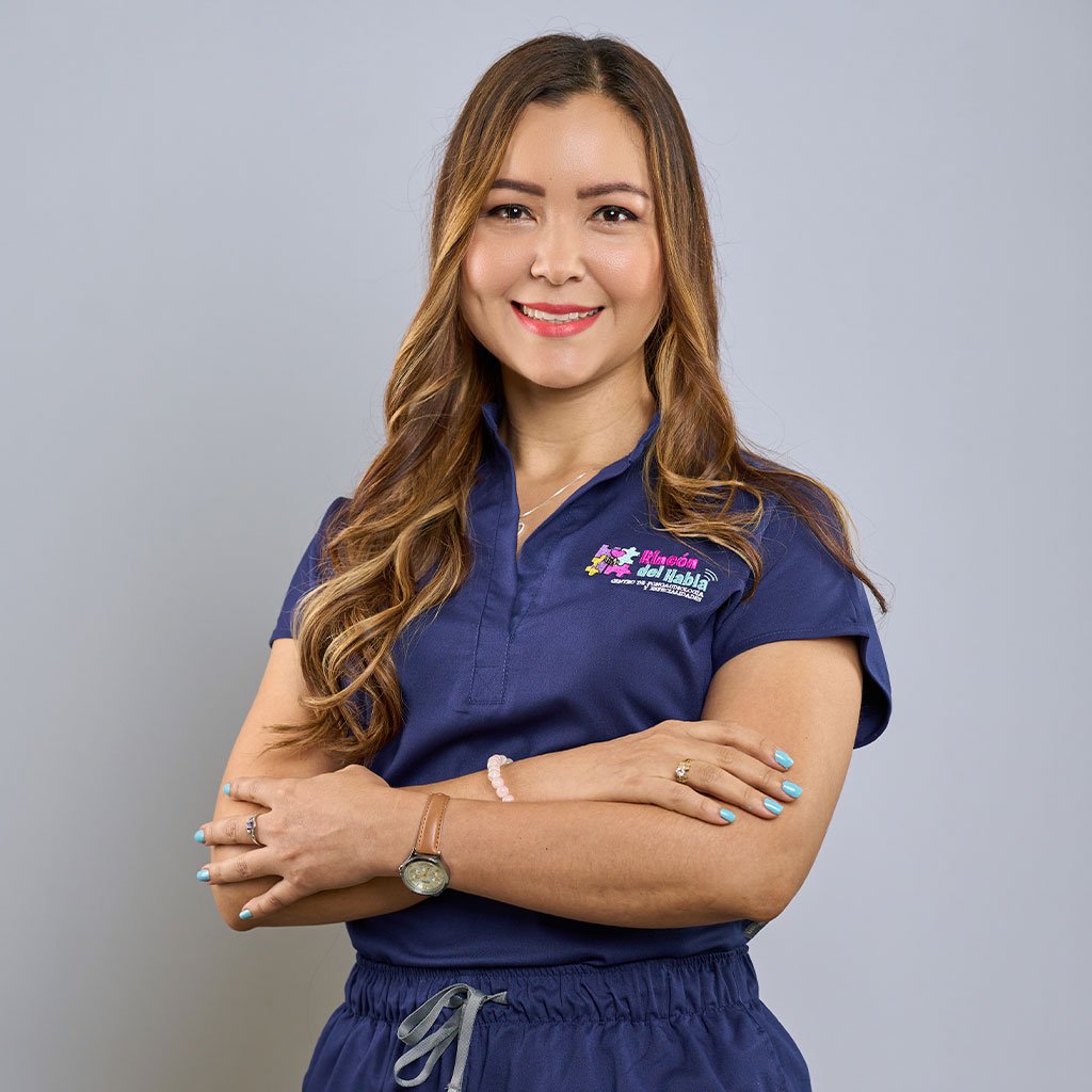Mgtr. Ashley Herrera, fonoaudióloga y líder del equipo de Rincón del Habla en Costa del Este, Panamá
